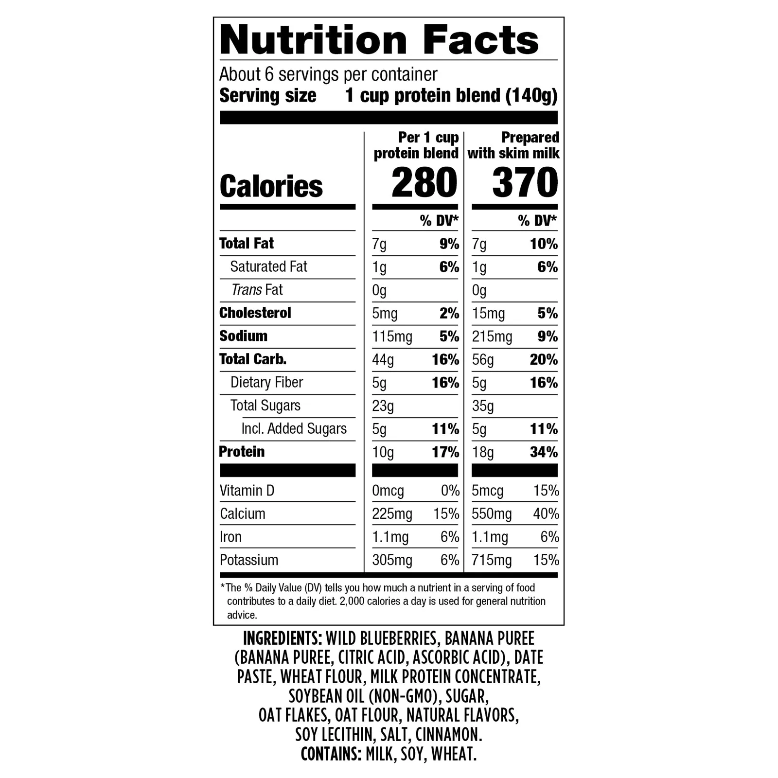 Protein Blend - Wild Blueberry Crumble