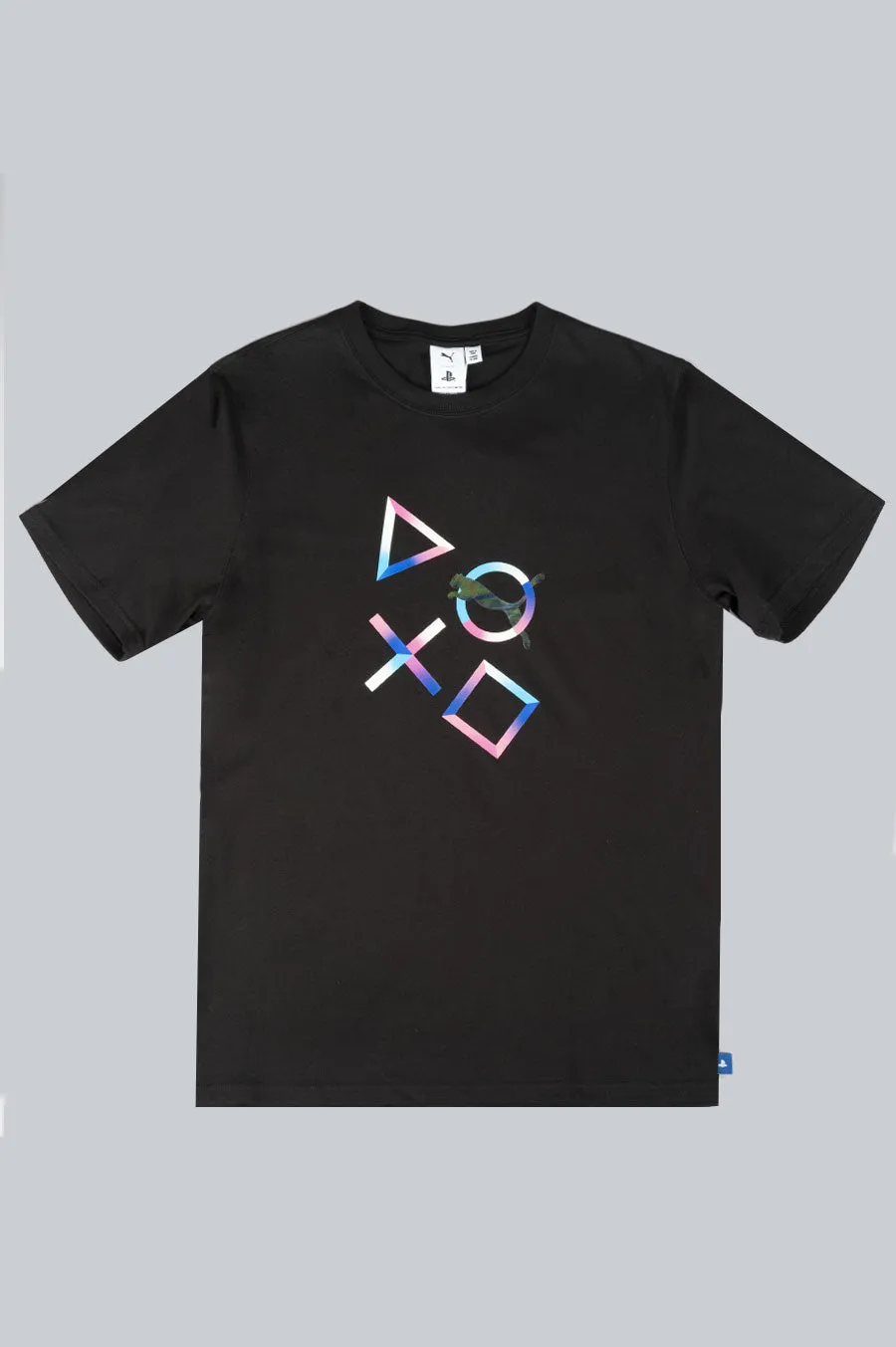 PUMA X PLAYSTATION GRAPHIC TEE BLACK