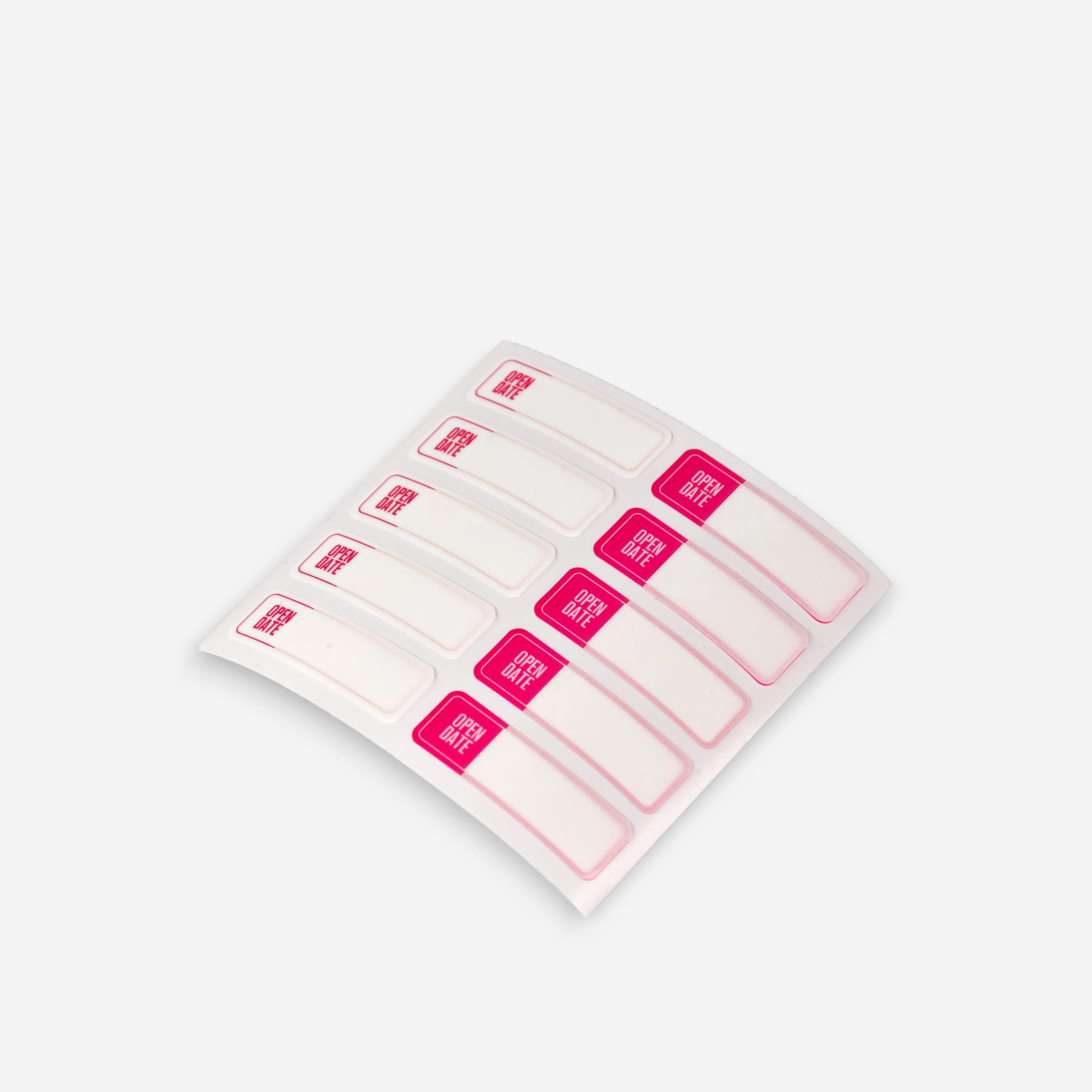 "Open Date" Stickers
