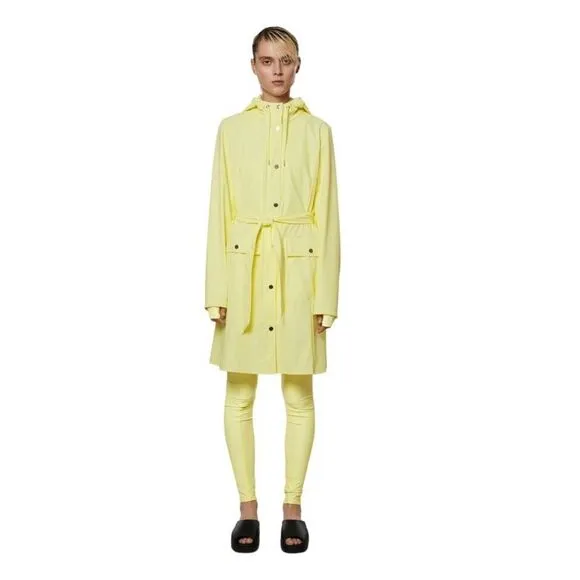 Rains Curve Women’s Long Jacket Size Large
