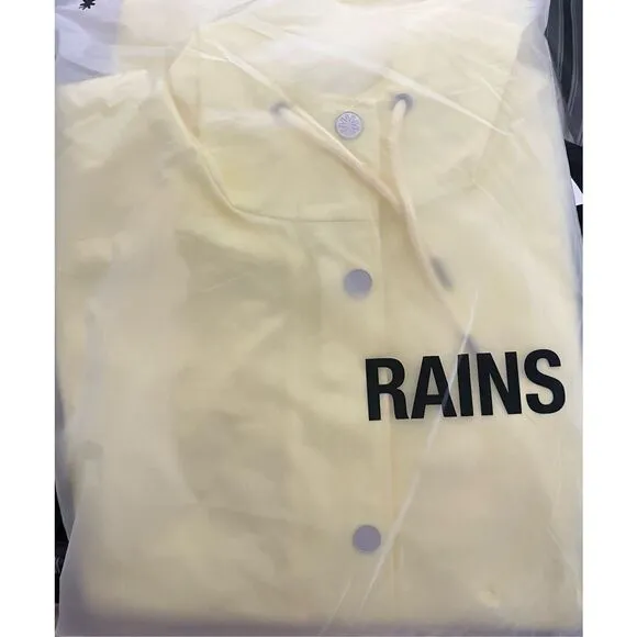 Rains Curve Women’s Long Jacket Size Large