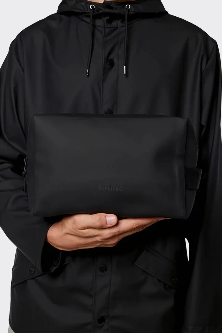 Rains Wash Bag Large - Black