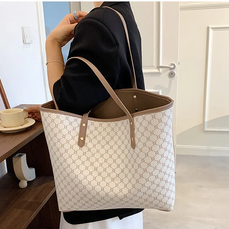 realaiot  Casual Fashion PU Leather Handbag For Daily Commuting