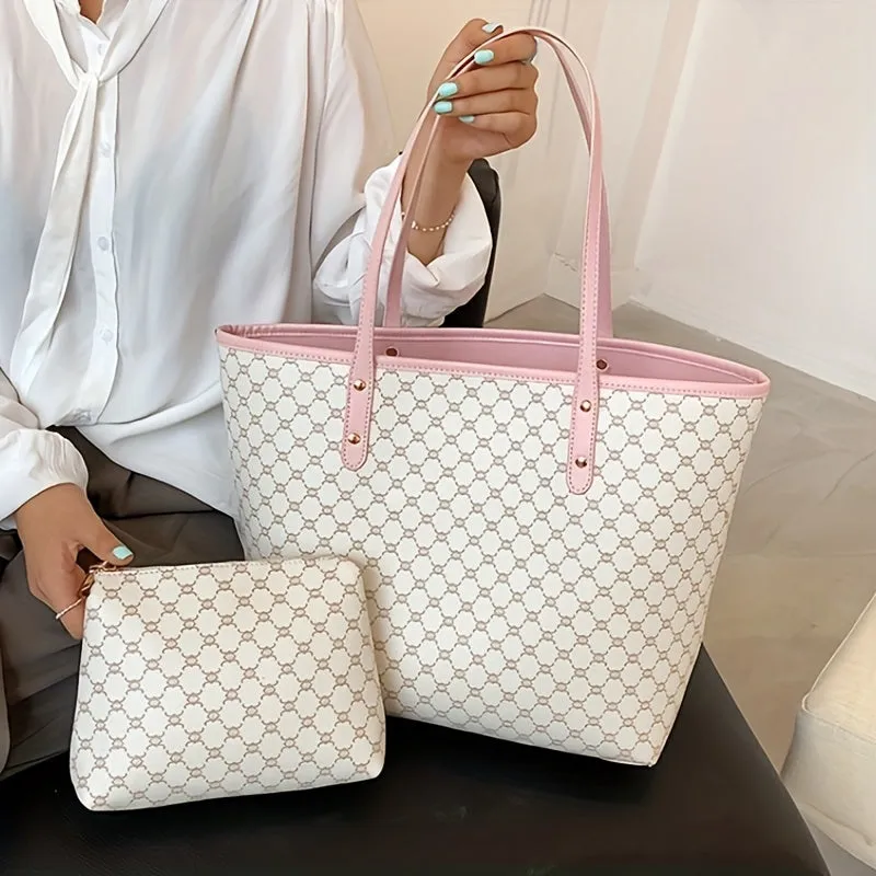 realaiot  Casual Fashion PU Leather Handbag For Daily Commuting