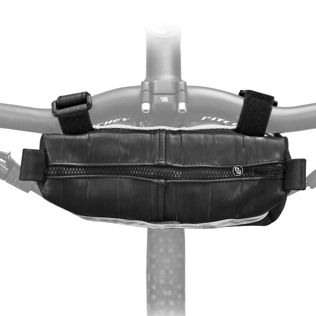 Recycled Inner Tube Barrito Bag (Black Webbing)
