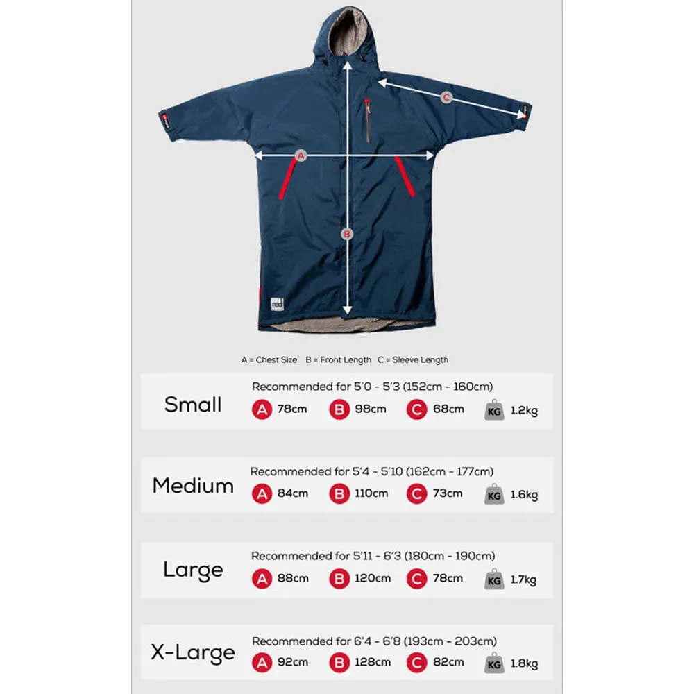 Red Paddle Pro Change Evo Jacket 2 Long Sleeve  - Stealth Black