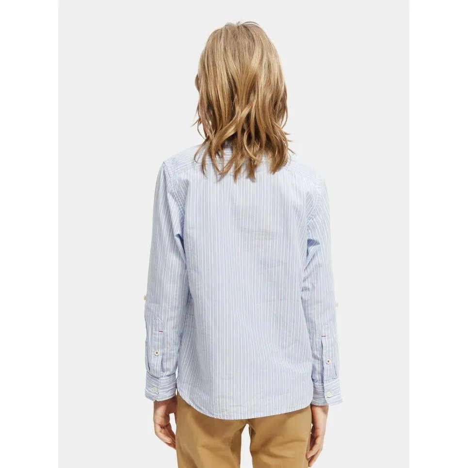 Regular Fit Yarn-Dyed Stripe Shirt