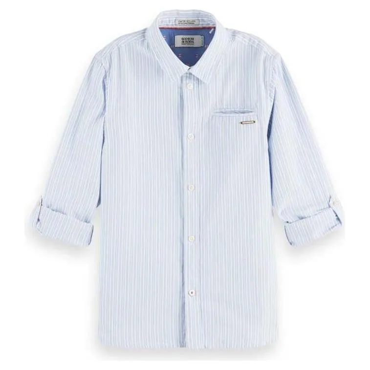 Regular Fit Yarn-Dyed Stripe Shirt