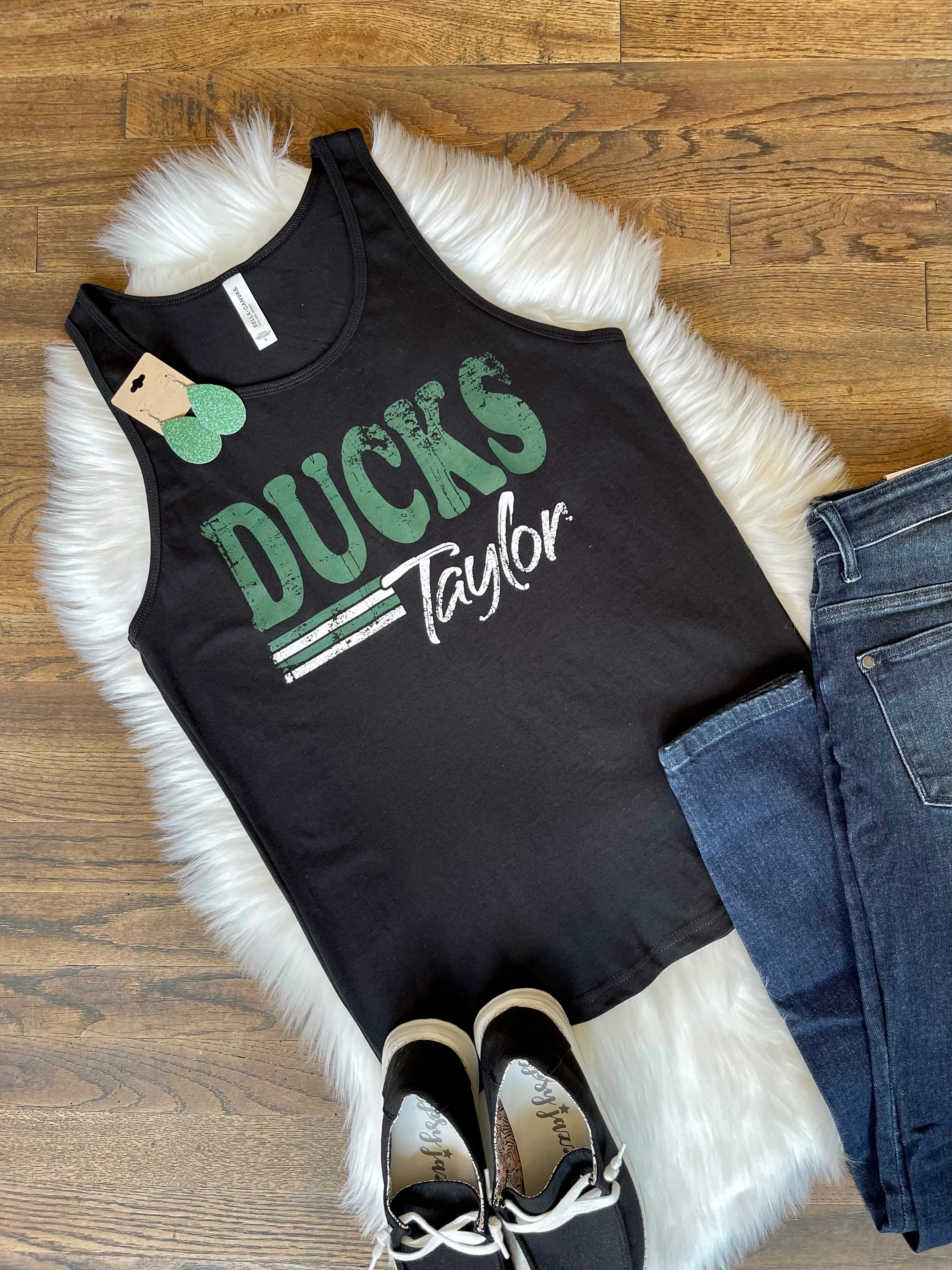 Retro Lines School Spirit Tank || Taylor