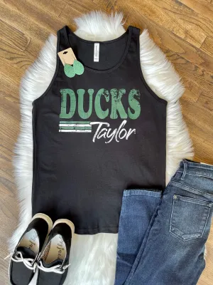 Retro Lines School Spirit Tank || Taylor
