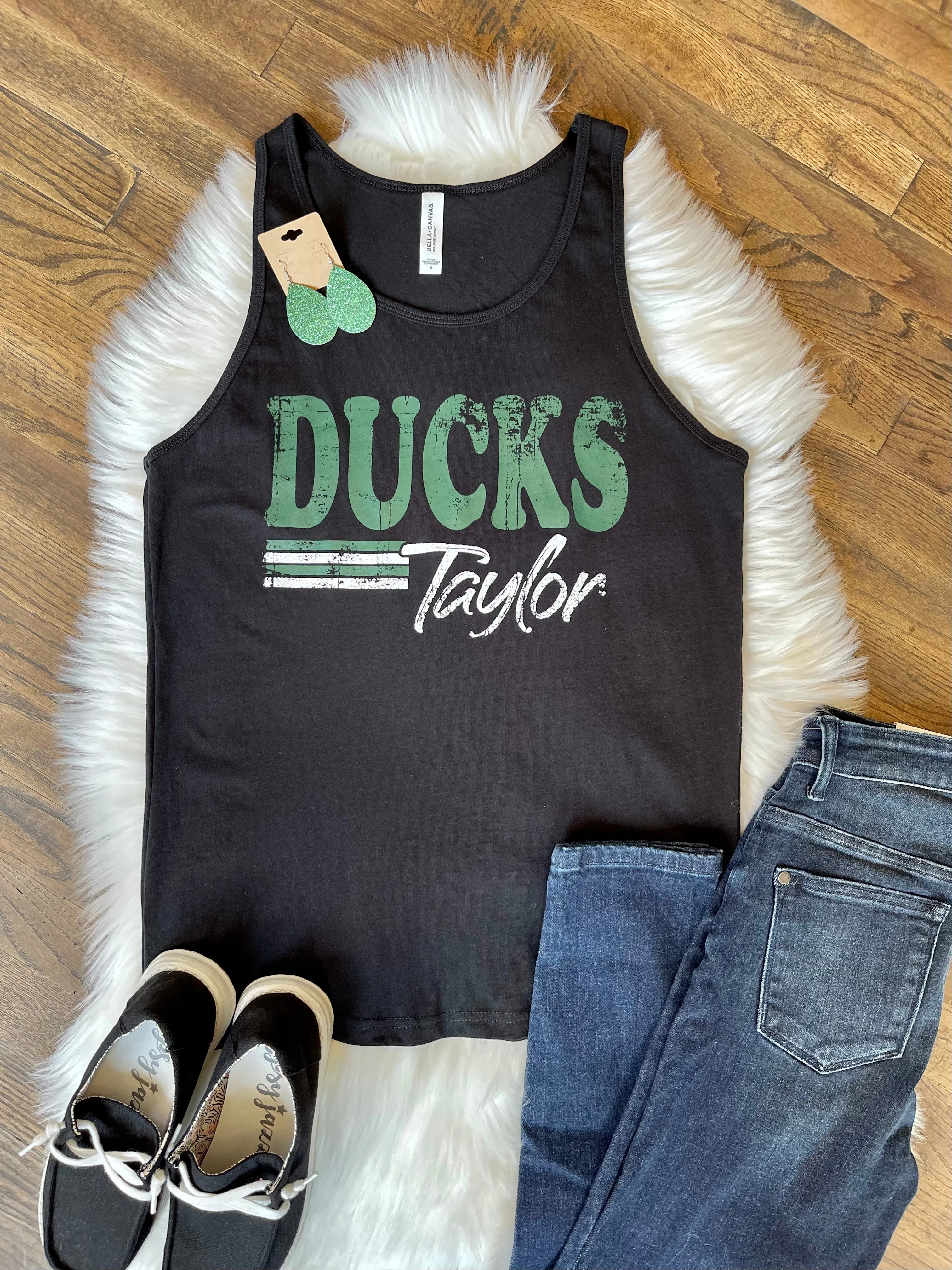 Retro Lines School Spirit Tank || Taylor