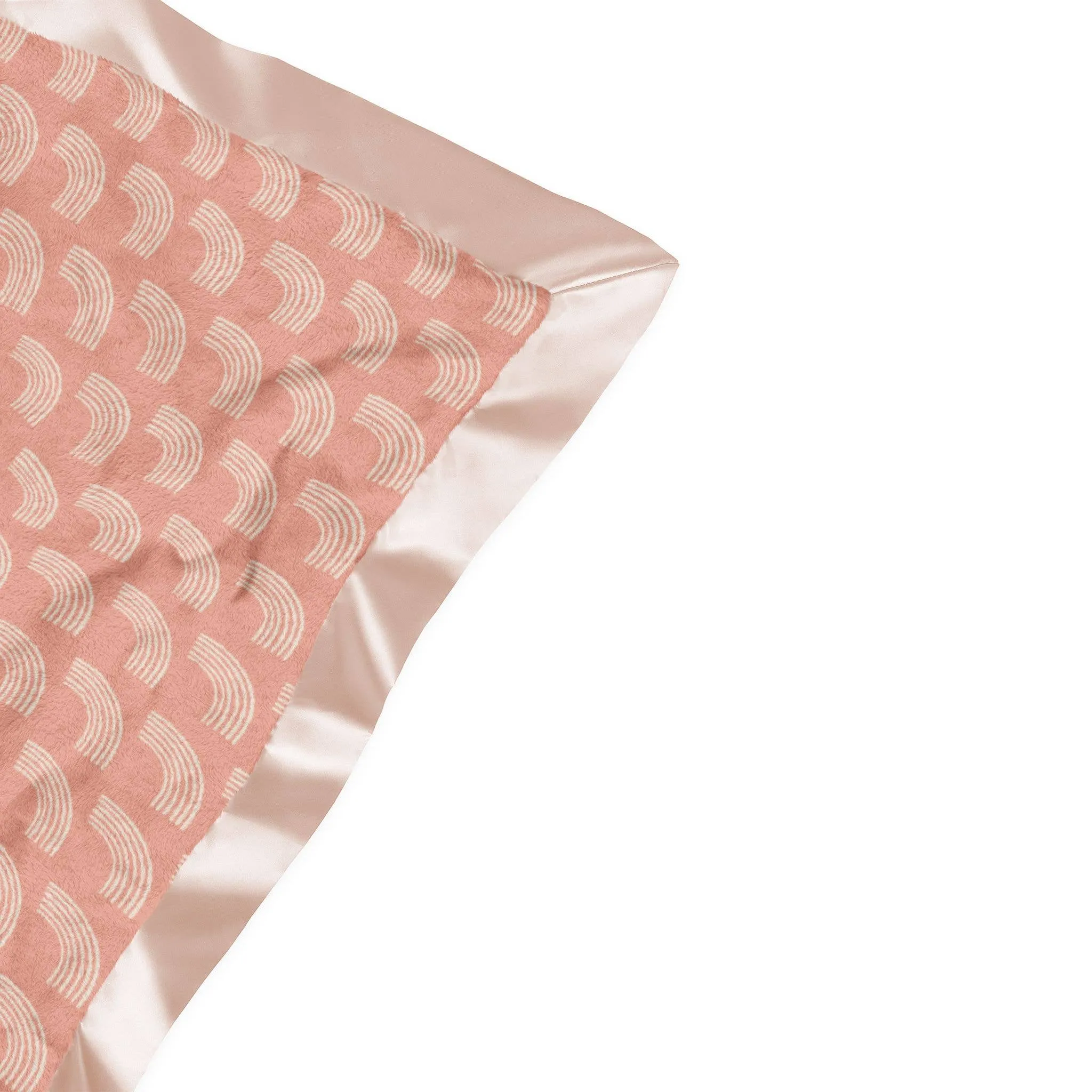Reversible Baby Blanket Be Kind Rainbows