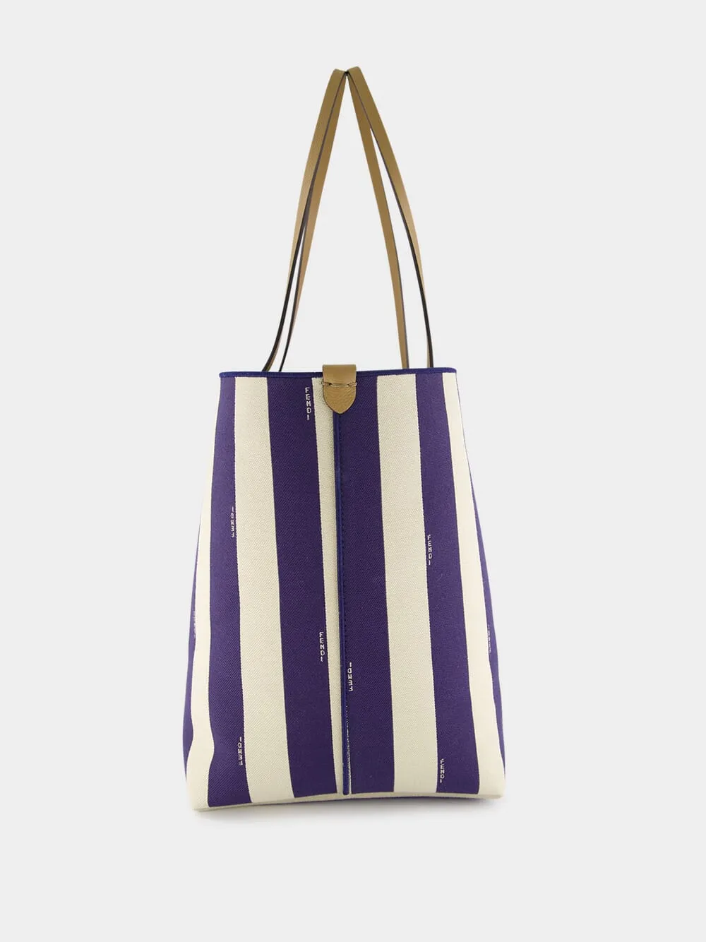 Reversible Pequin and Midnight Blue FF Large Shopper