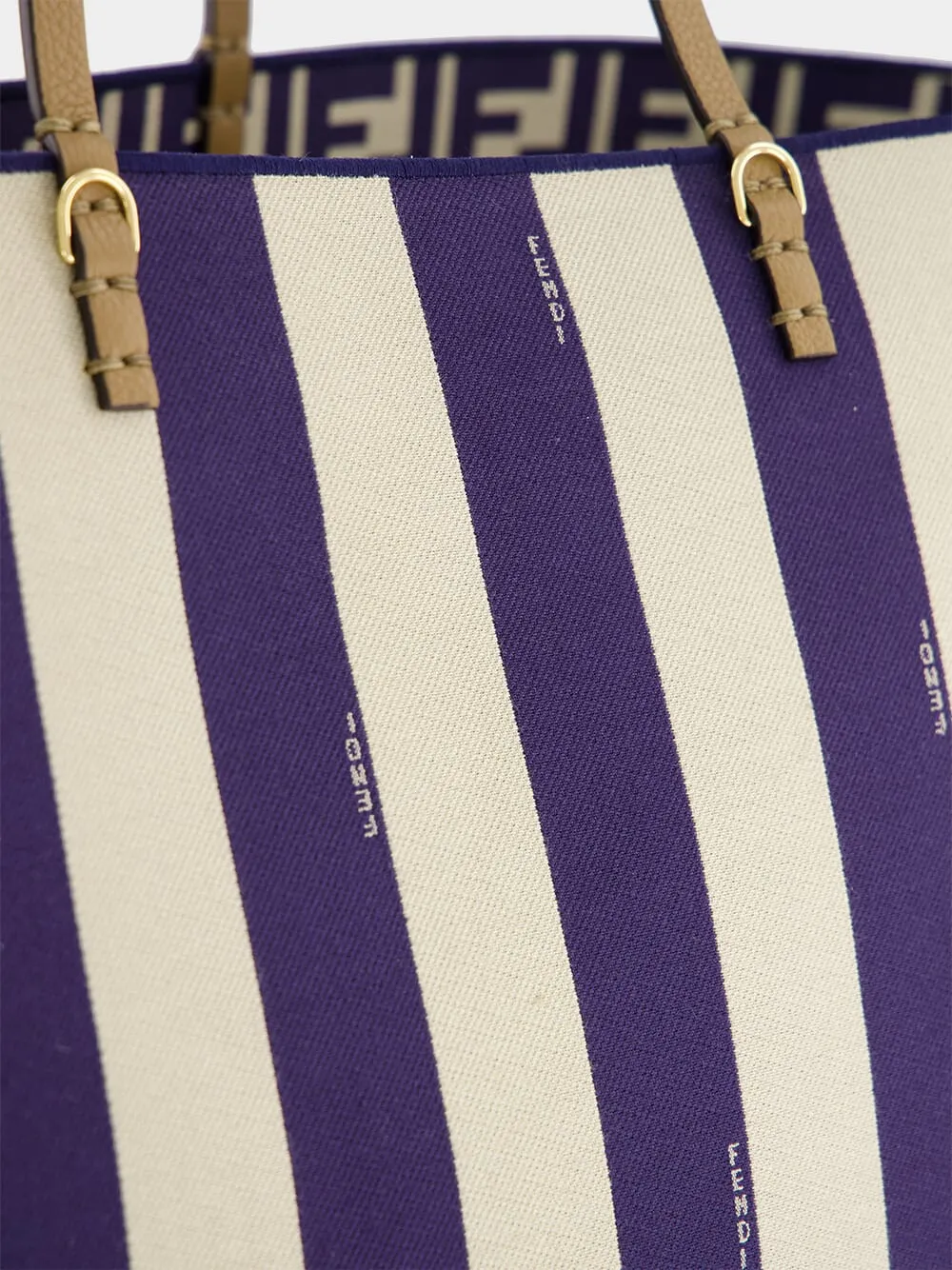 Reversible Pequin and Midnight Blue FF Large Shopper