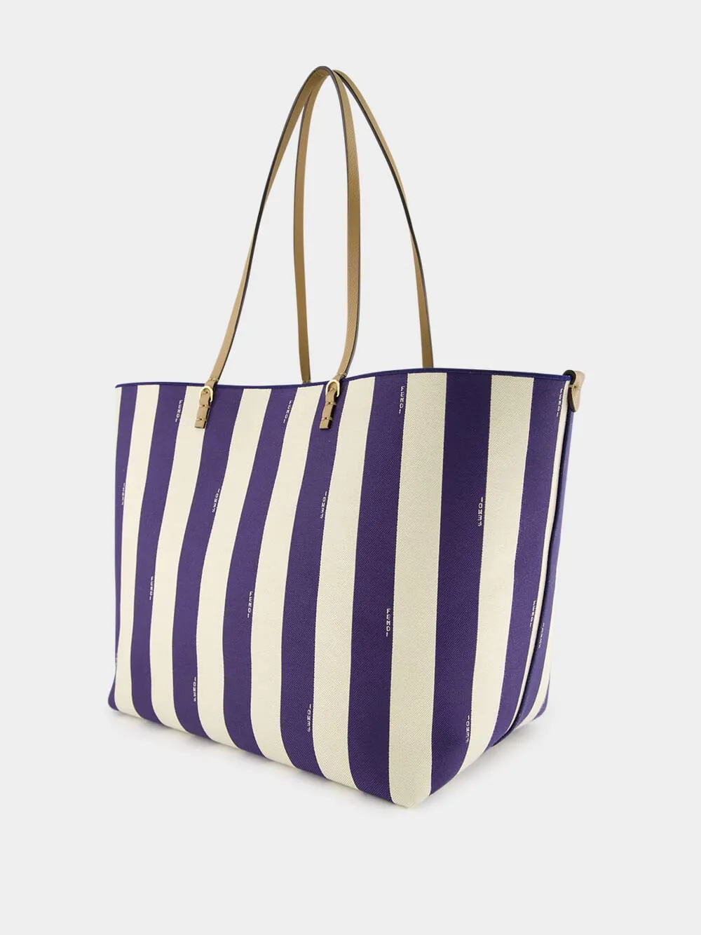 Reversible Pequin and Midnight Blue FF Large Shopper