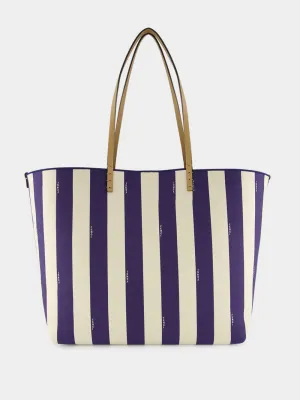 Reversible Pequin and Midnight Blue FF Large Shopper