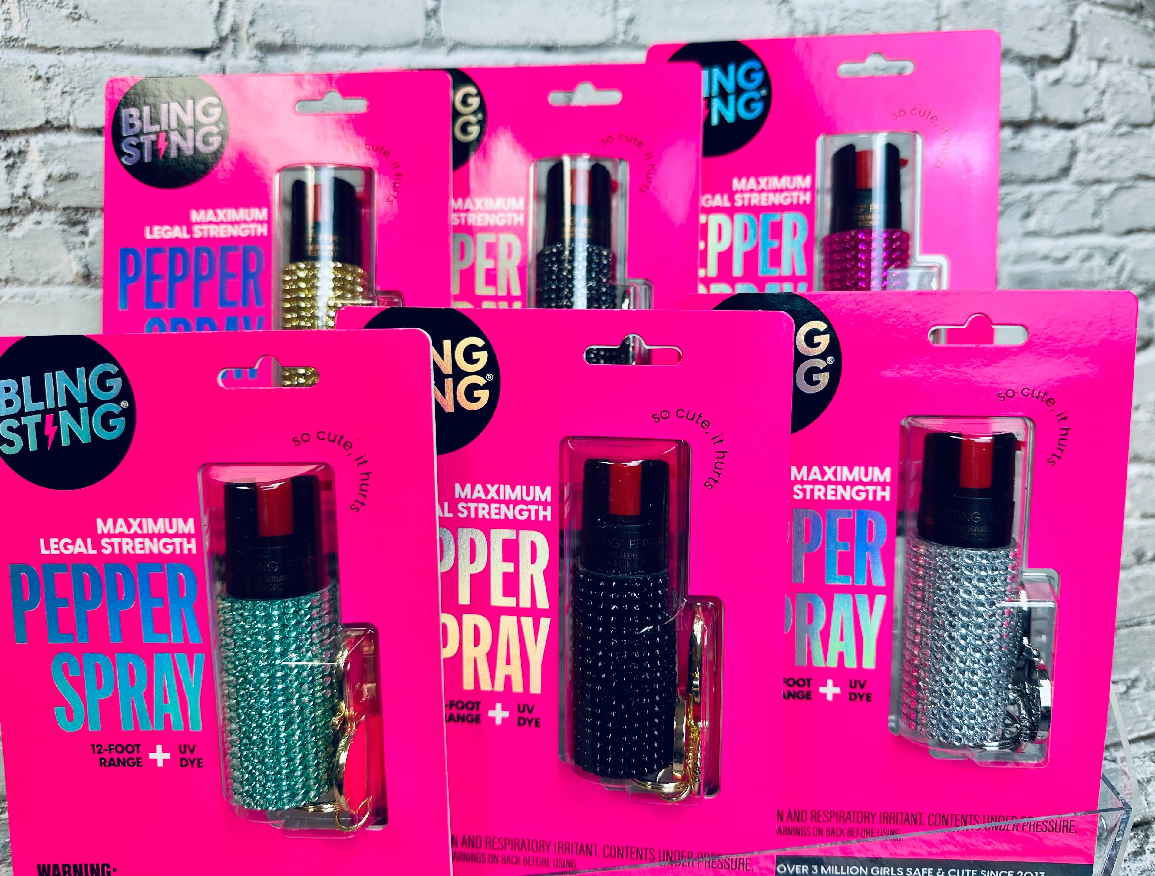 Rhinestone Pepper Sprays