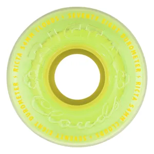 Ricta - Clear Splatter Clouds Camo Yellow 54MM 78A Skateboard Wheels