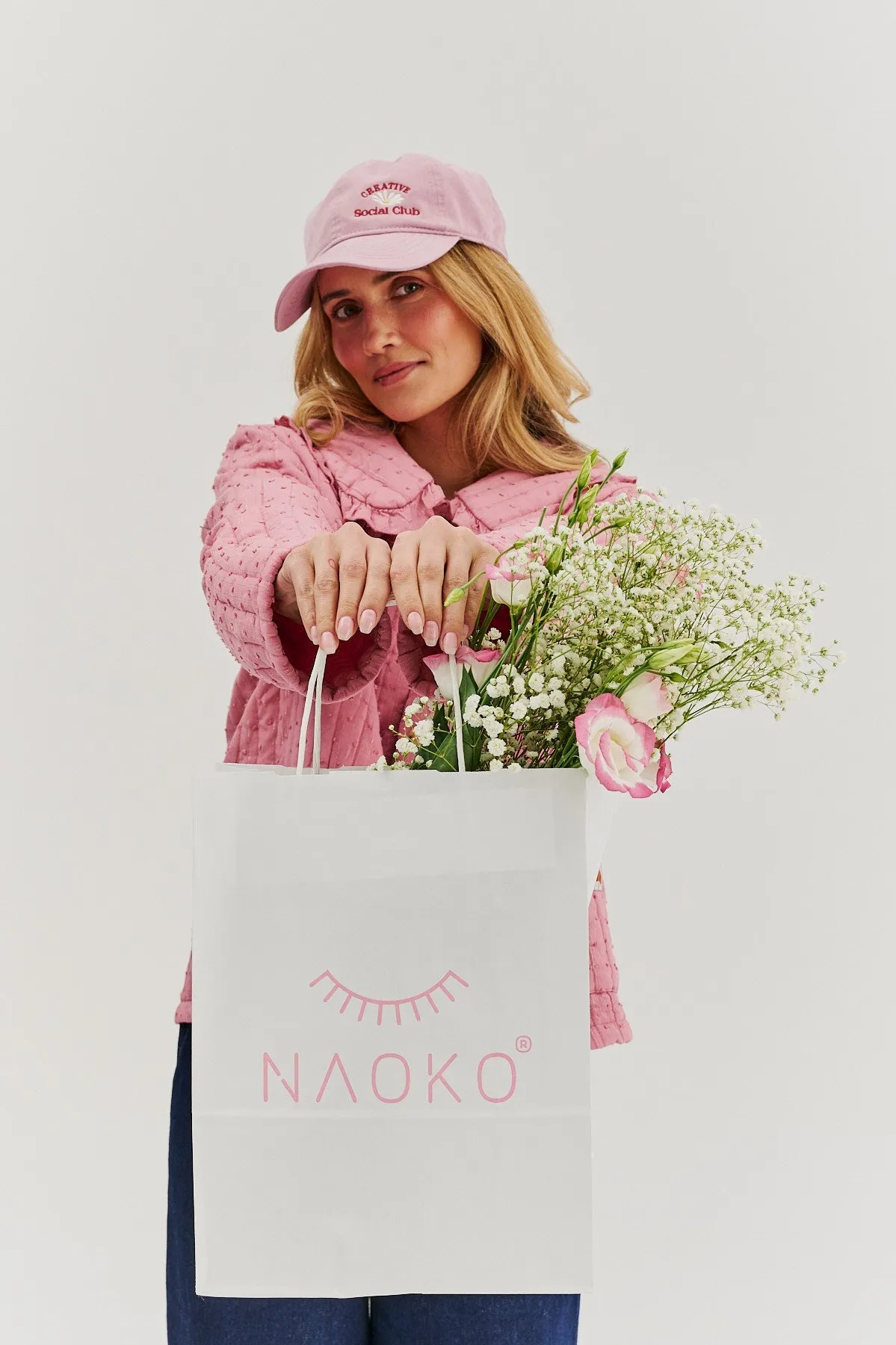 Rosy Blush lightweight quilted jacket