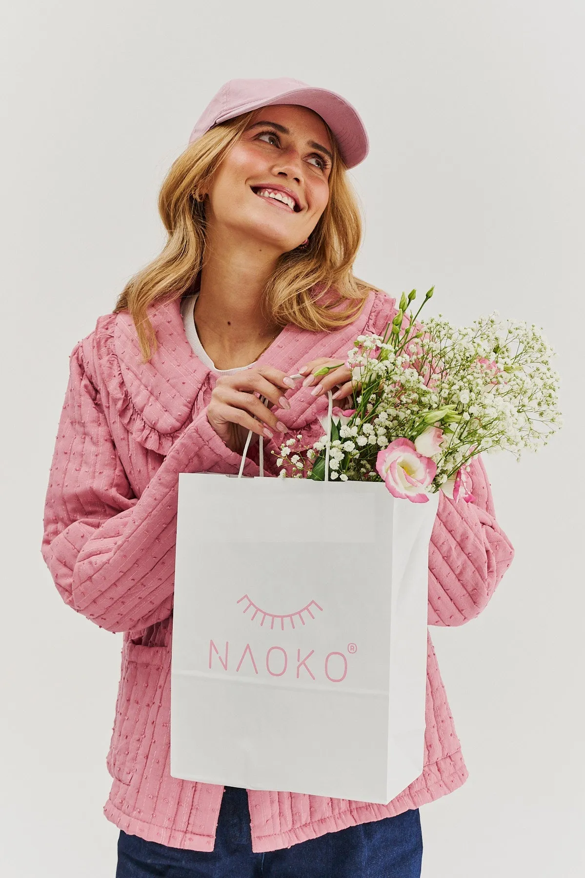 Rosy Blush lightweight quilted jacket