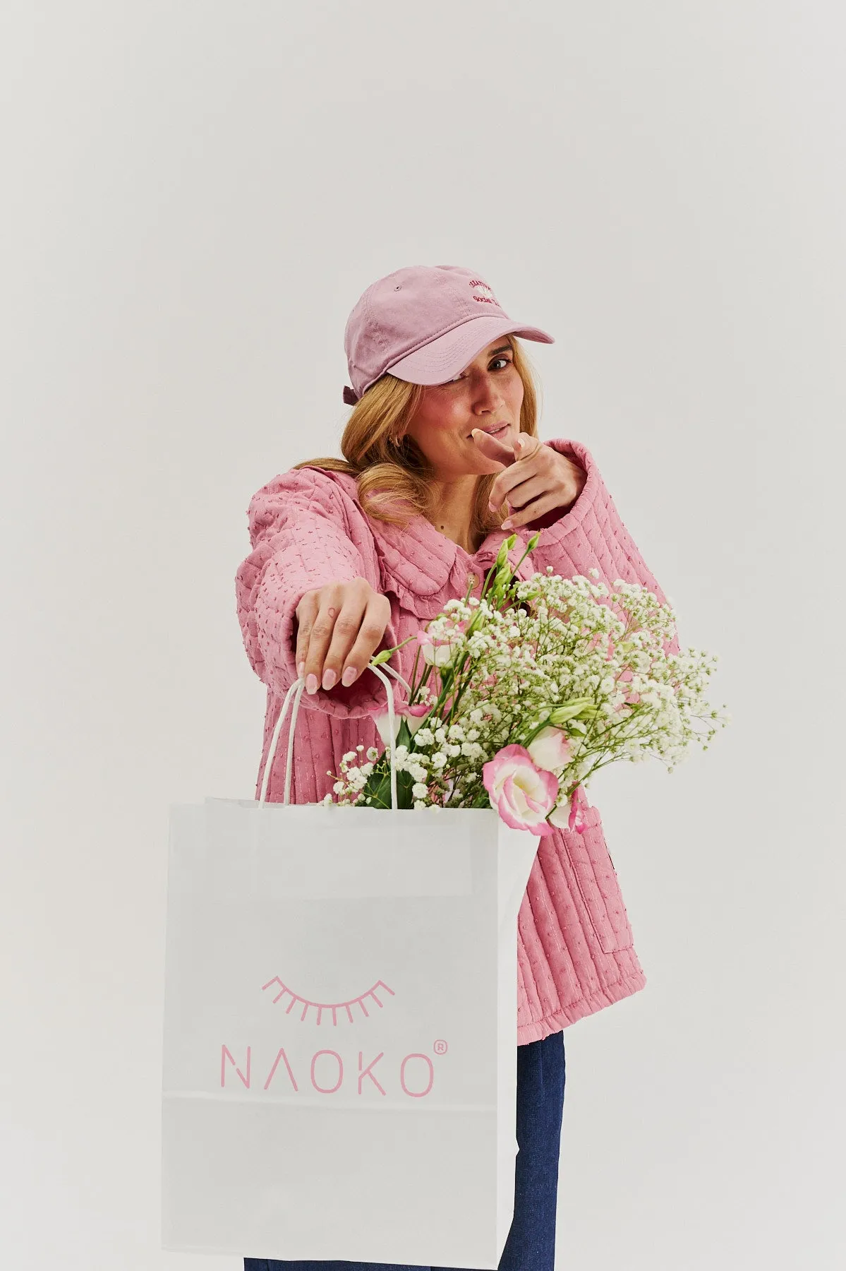 Rosy Blush lightweight quilted jacket