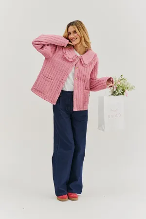 Rosy Blush lightweight quilted jacket