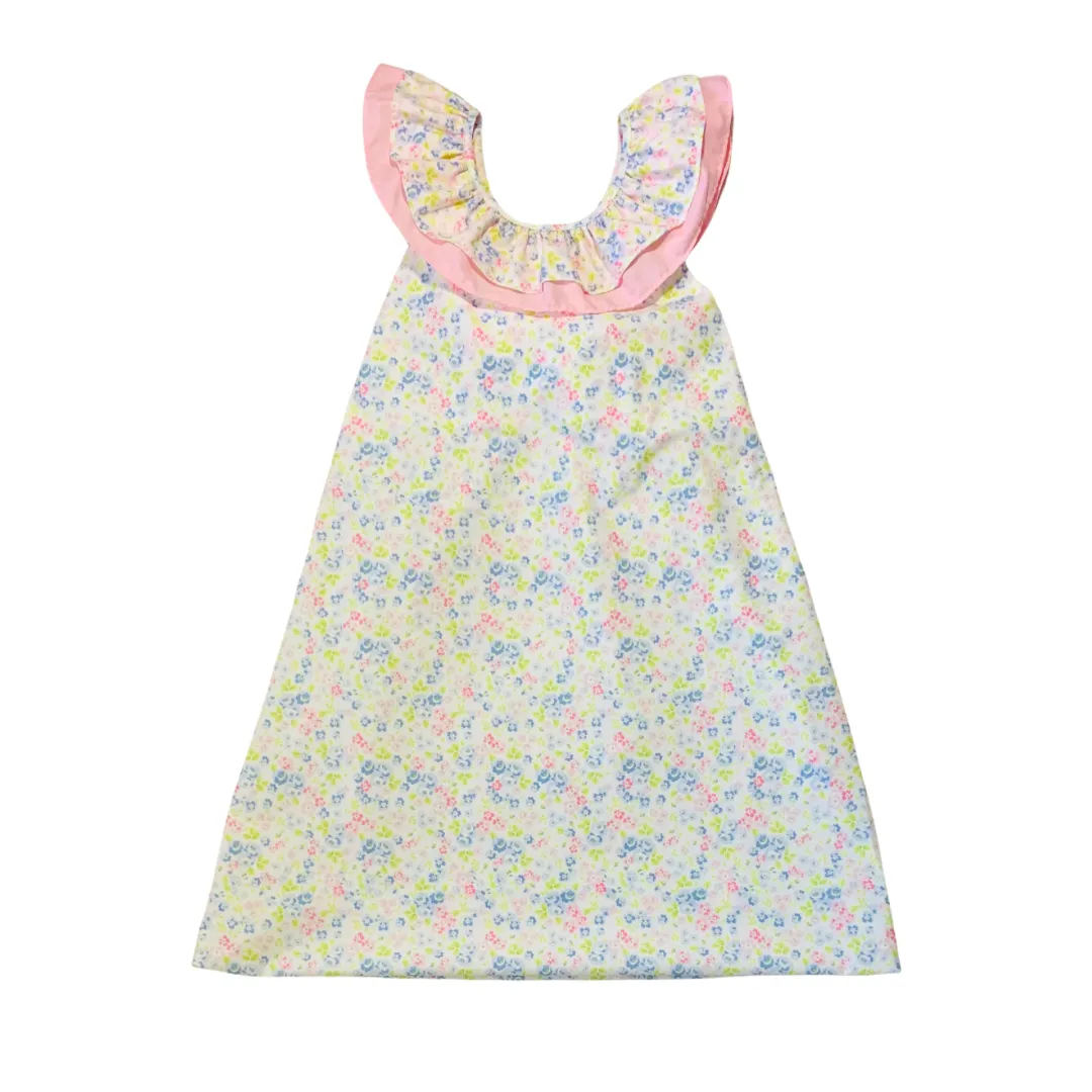 Ruffle Strap Dress - Spring Floral
