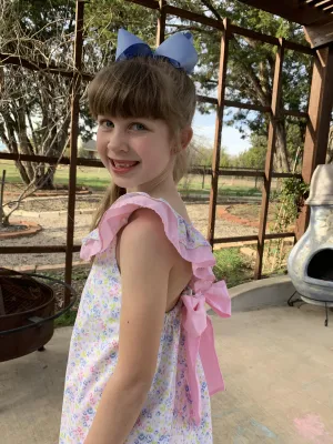 Ruffle Strap Dress - Spring Floral