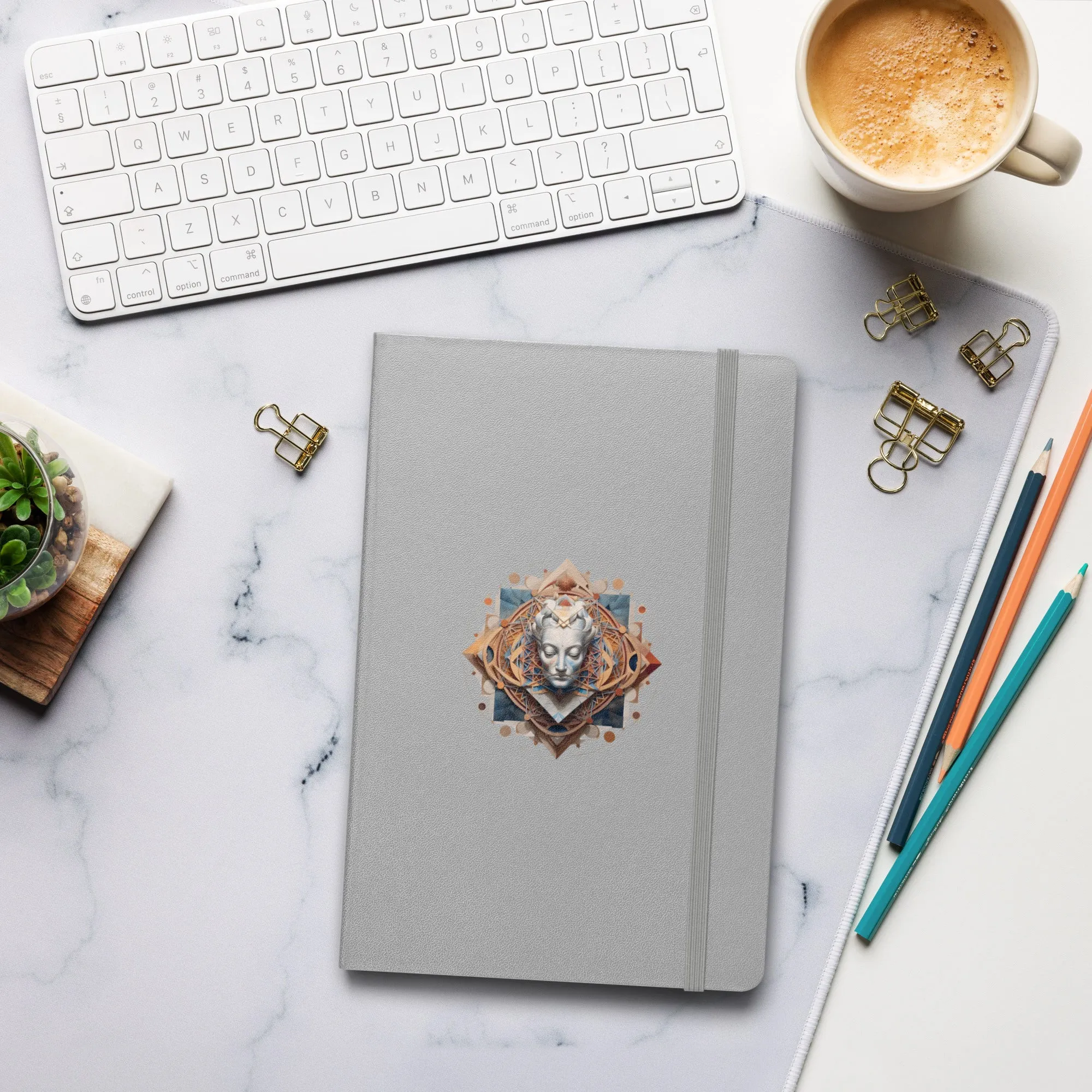 Sacred Meditation Hardcover bound notebook