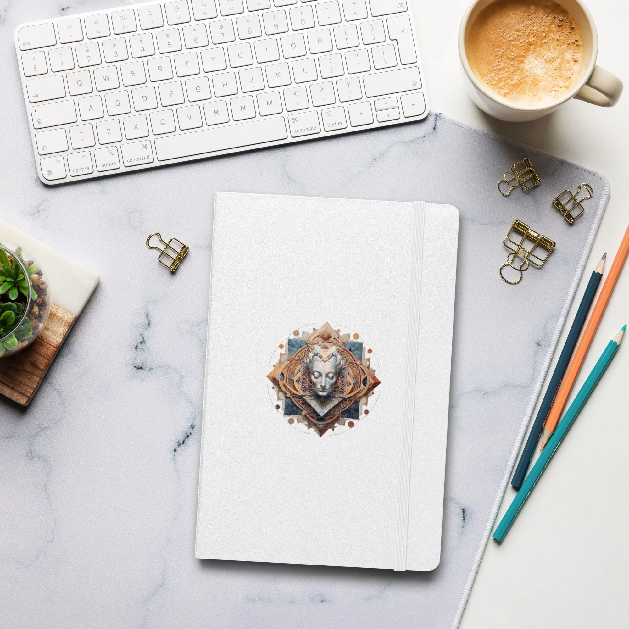 Sacred Meditation Hardcover bound notebook