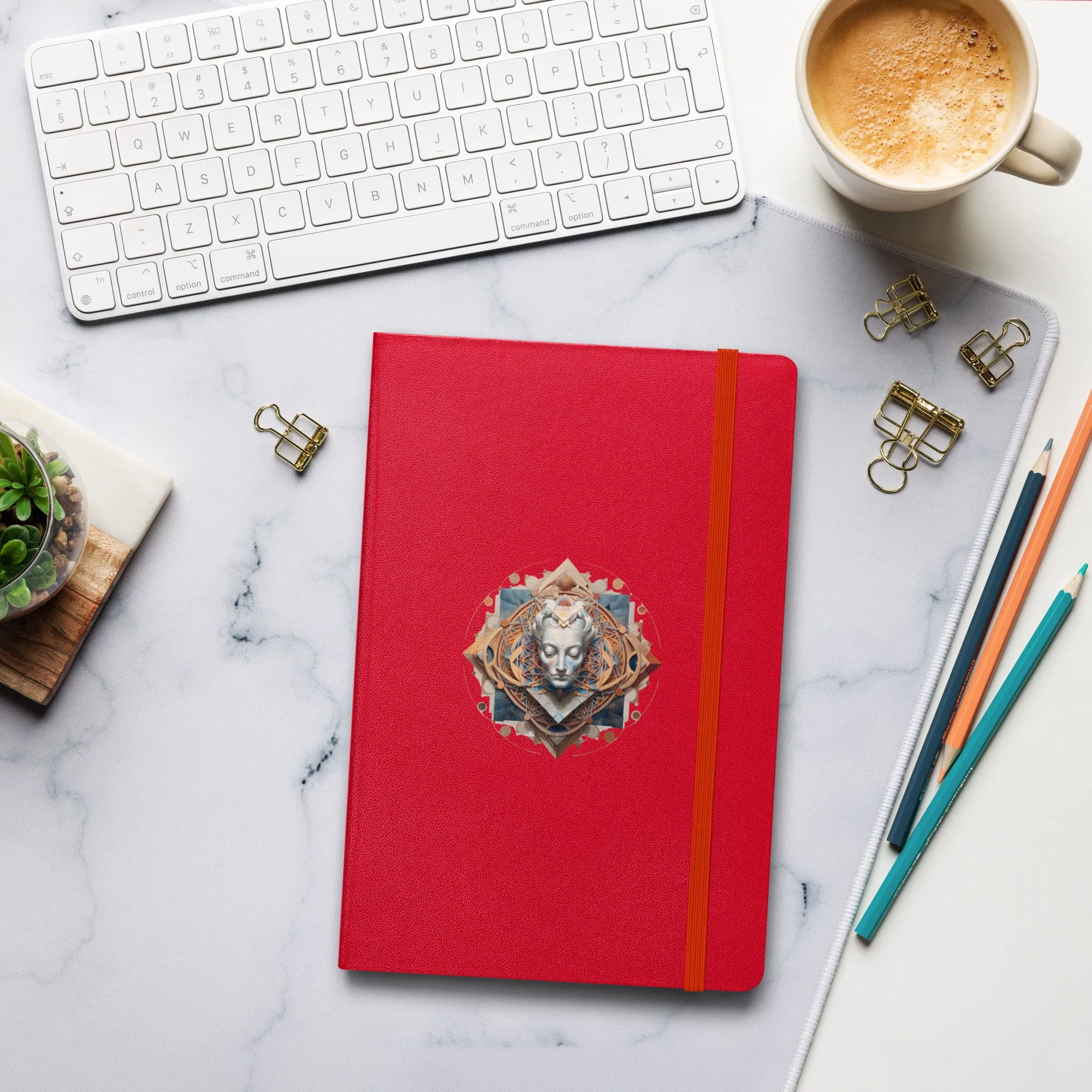 Sacred Meditation Hardcover bound notebook