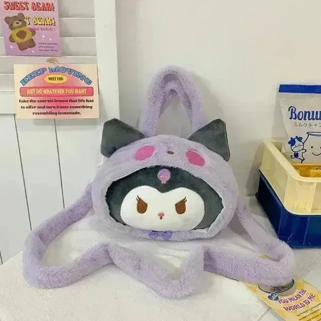 Sanrio Kawaii Plush Shoulder Bags