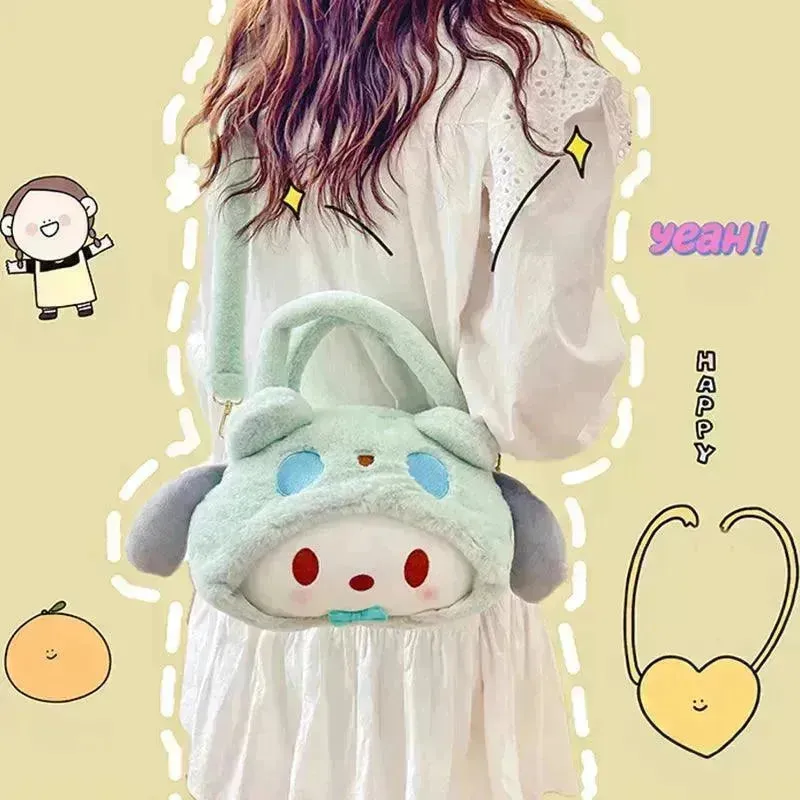 Sanrio Kawaii Plush Shoulder Bags