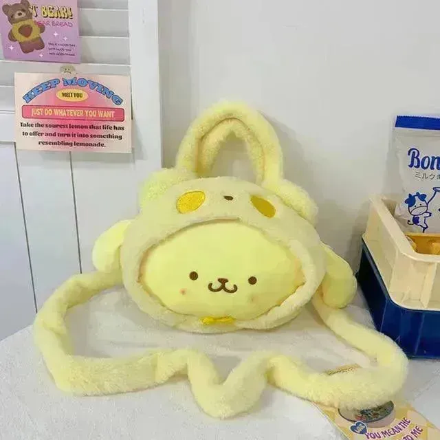 Sanrio Kawaii Plush Shoulder Bags