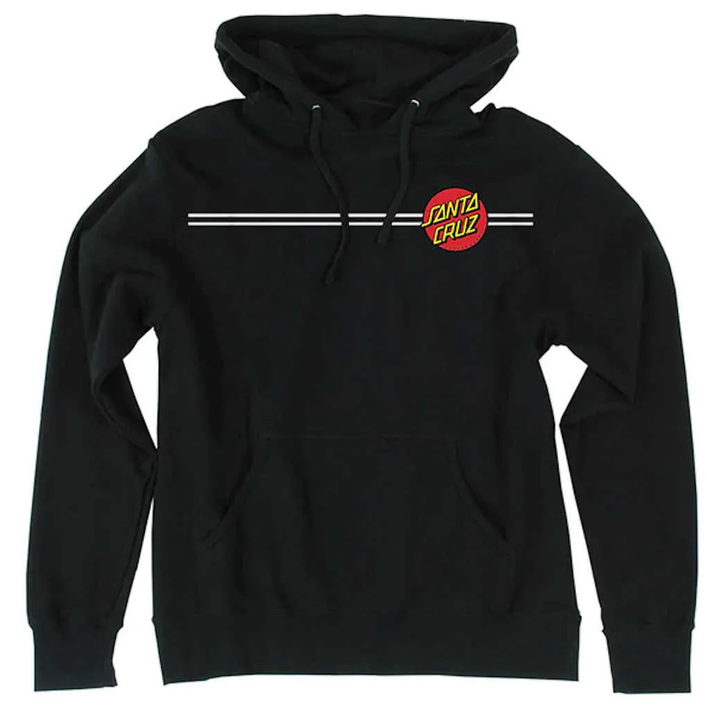 Santa Cruz Classic Dot Hoodie Black Medium ONLY