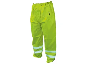 Scan Hi-Vis Yellow Motorway Trousers - L (40In)