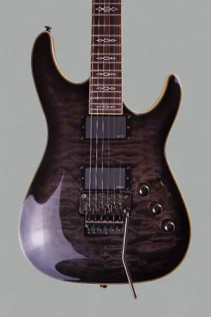 Schecter Hellraiser FR in Trans Black Burst (Used)