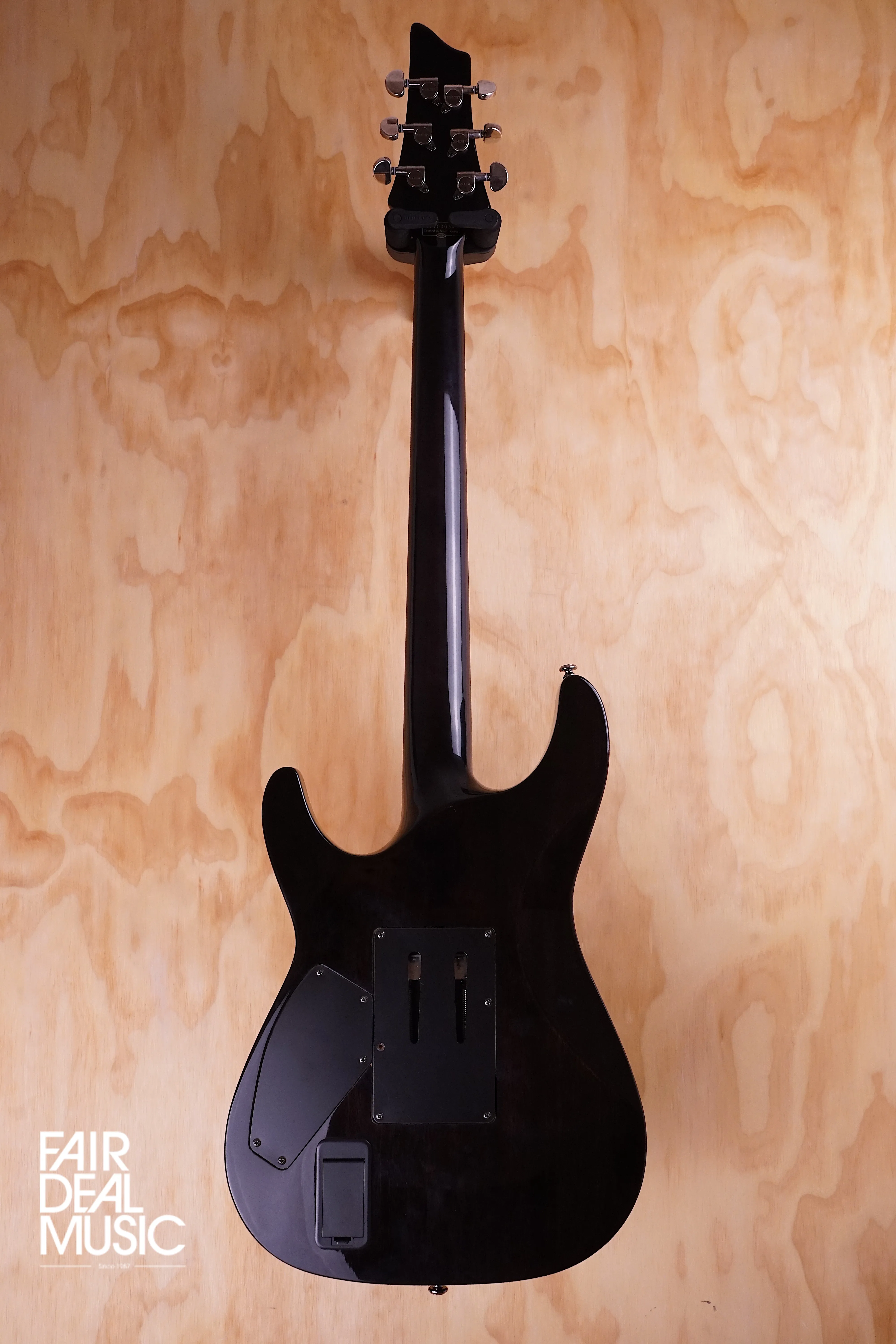 Schecter Hellraiser FR in Trans Black Burst (Used)