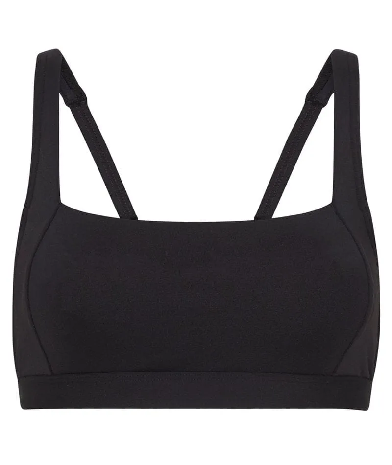 Sea Level Eco Essentials Square Neck Bikini Top - Black