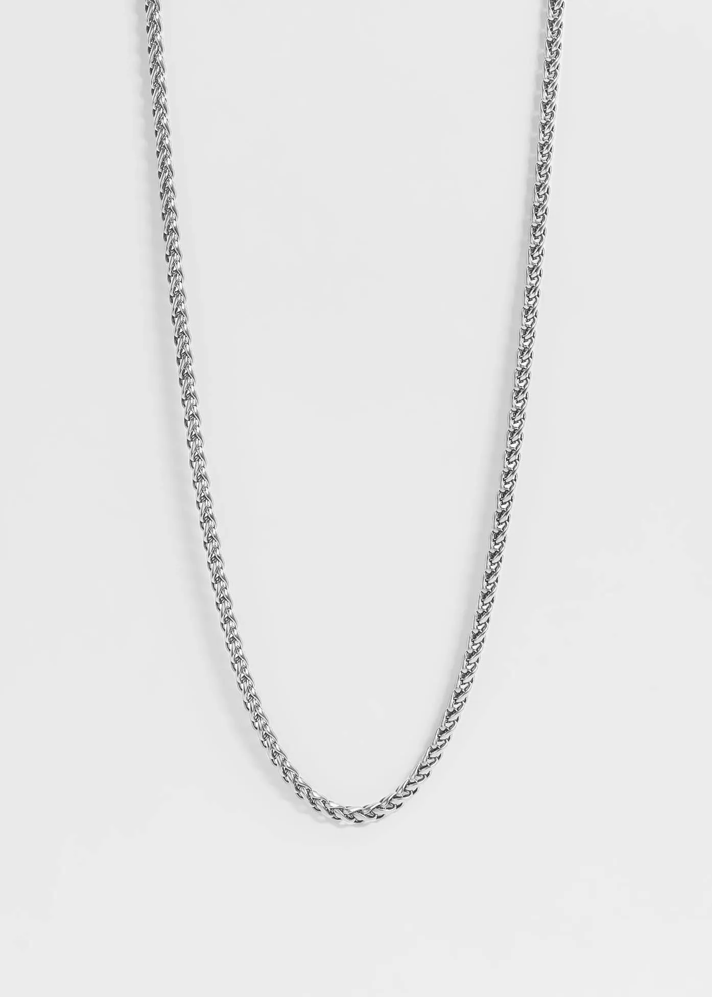 Selena 18K Gold PVD and Stainless Steel PVD Wheat Chain Necklace