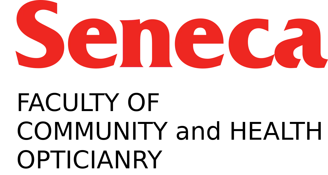 Seneca Faculty of Community and Health Opticianry Logo