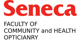 Seneca Faculty of Community and Health Opticianry Logo