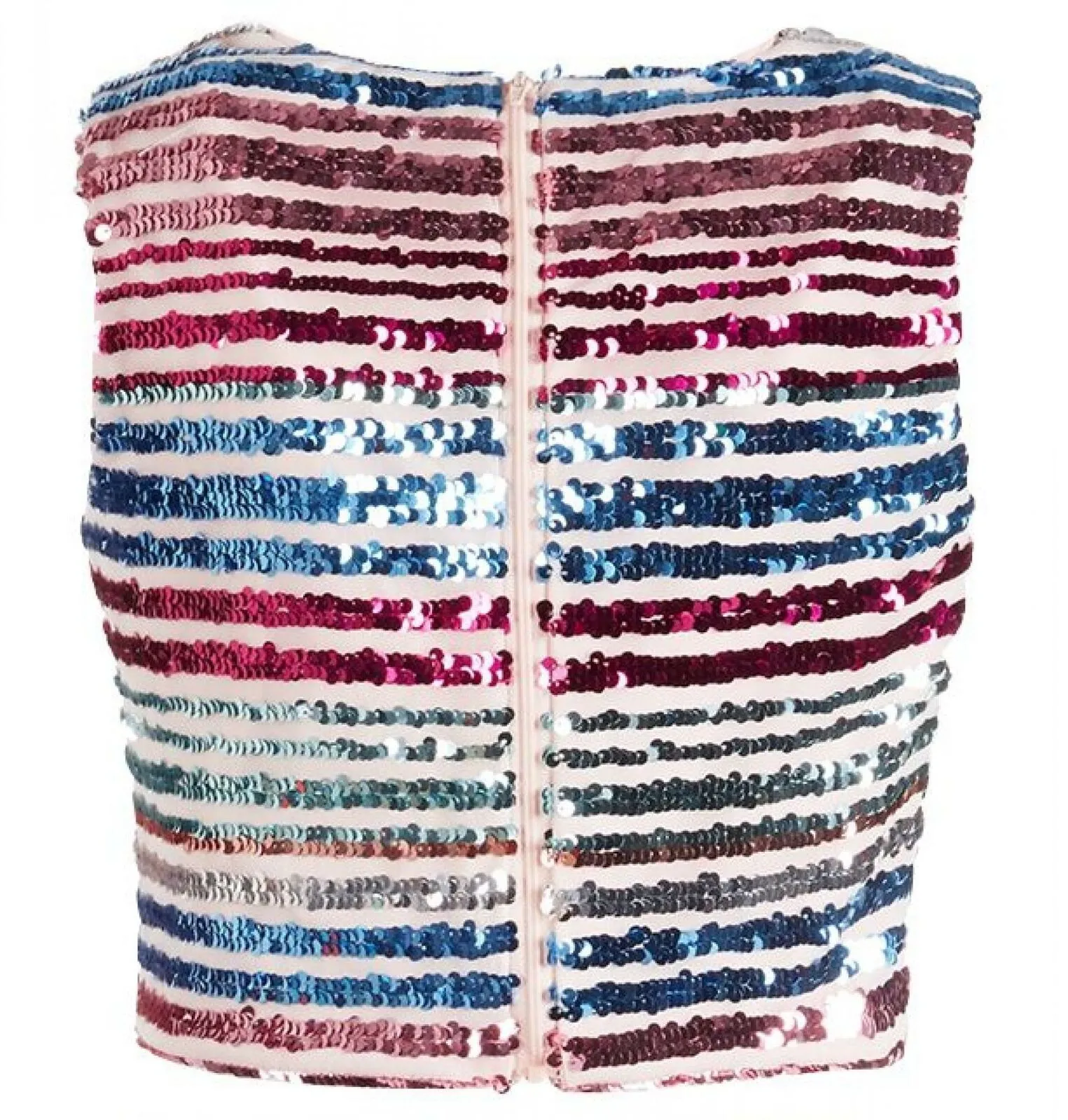 Sequin Hearts Girls Big Girls Sleeveless Sequin Lined Top Pink 12