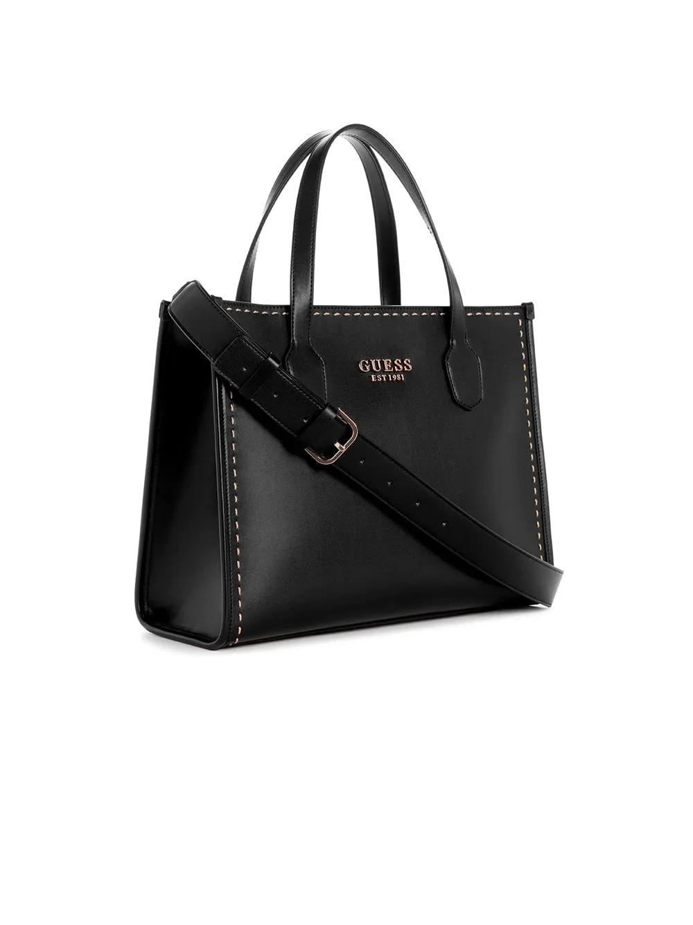 Silvana 2 Compartment Tote - Black
