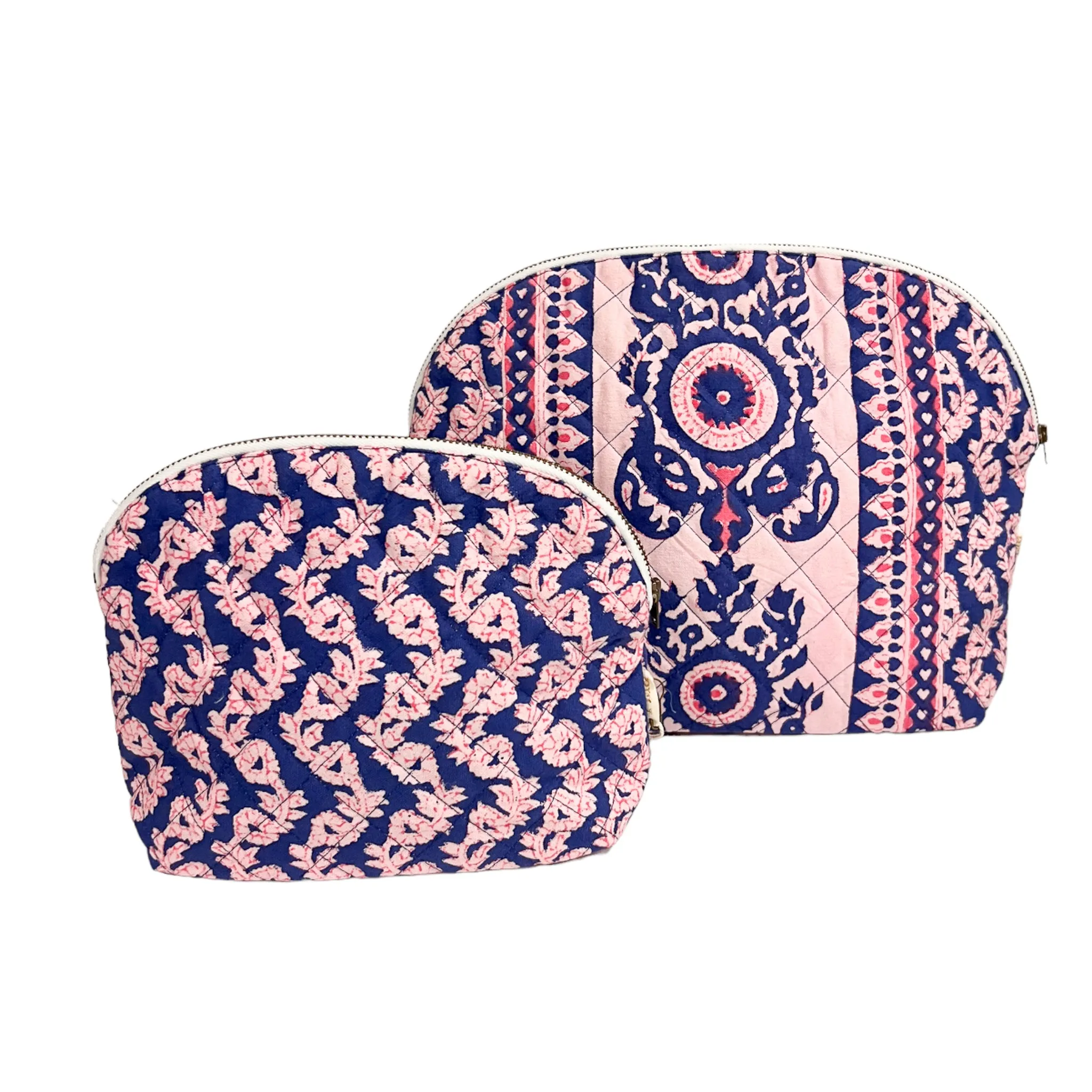 Small Quilted Clamshell Pouch