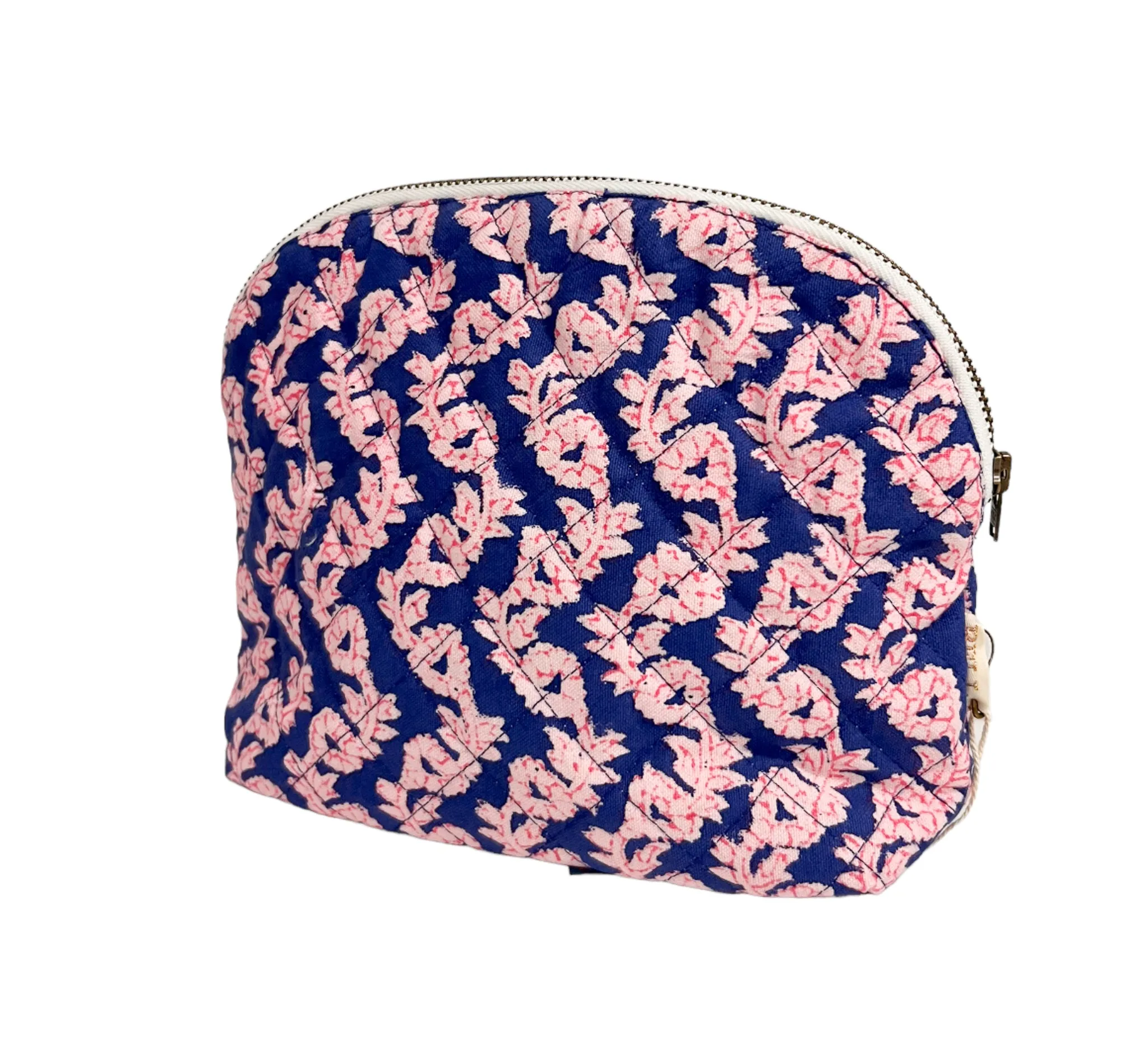 Small Quilted Clamshell Pouch