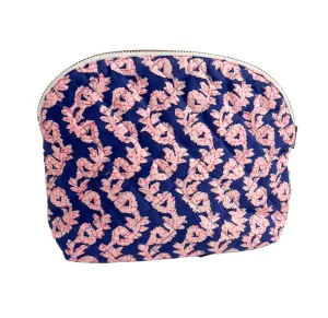 Small Quilted Clamshell Pouch