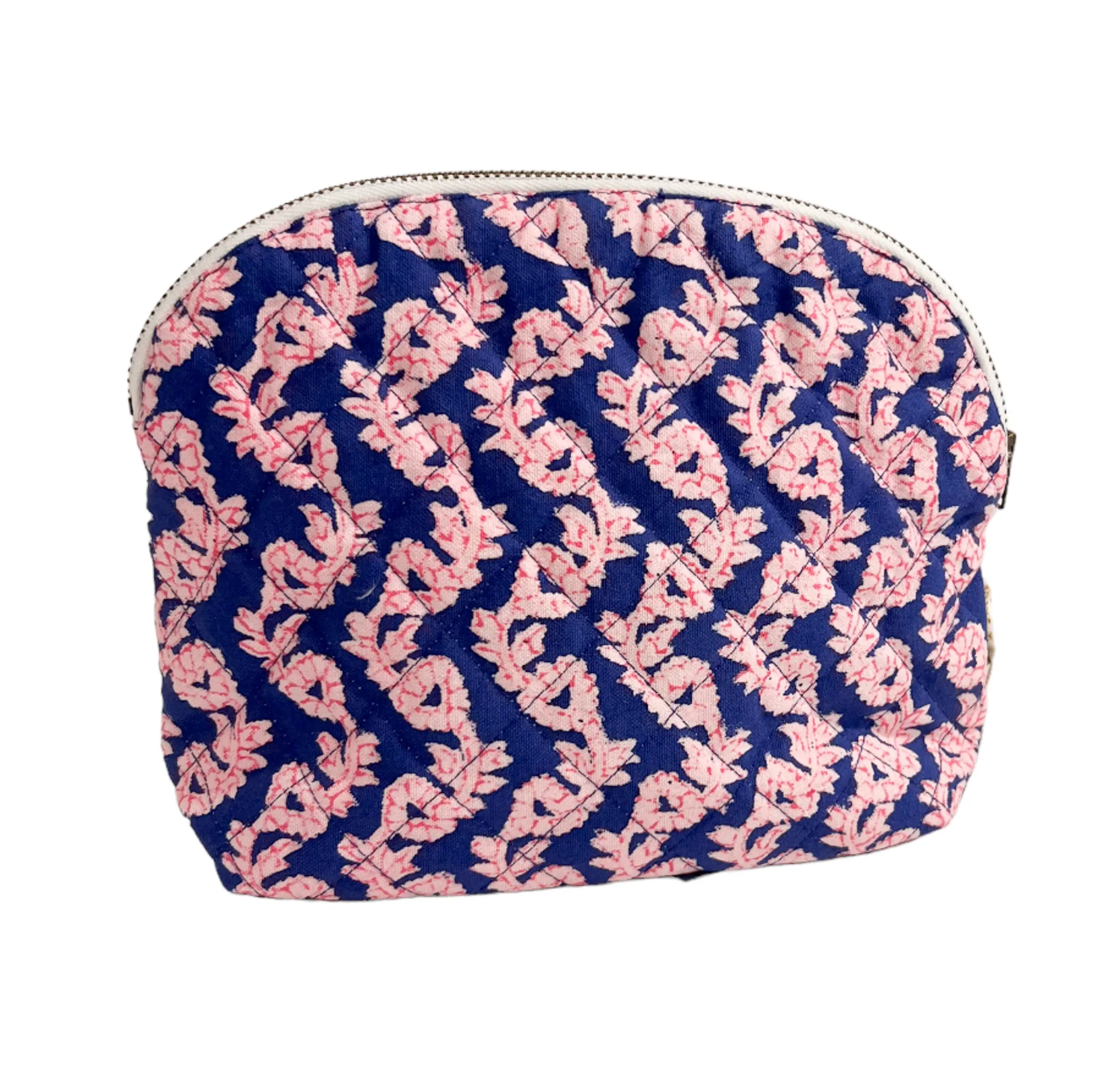 Small Quilted Clamshell Pouch
