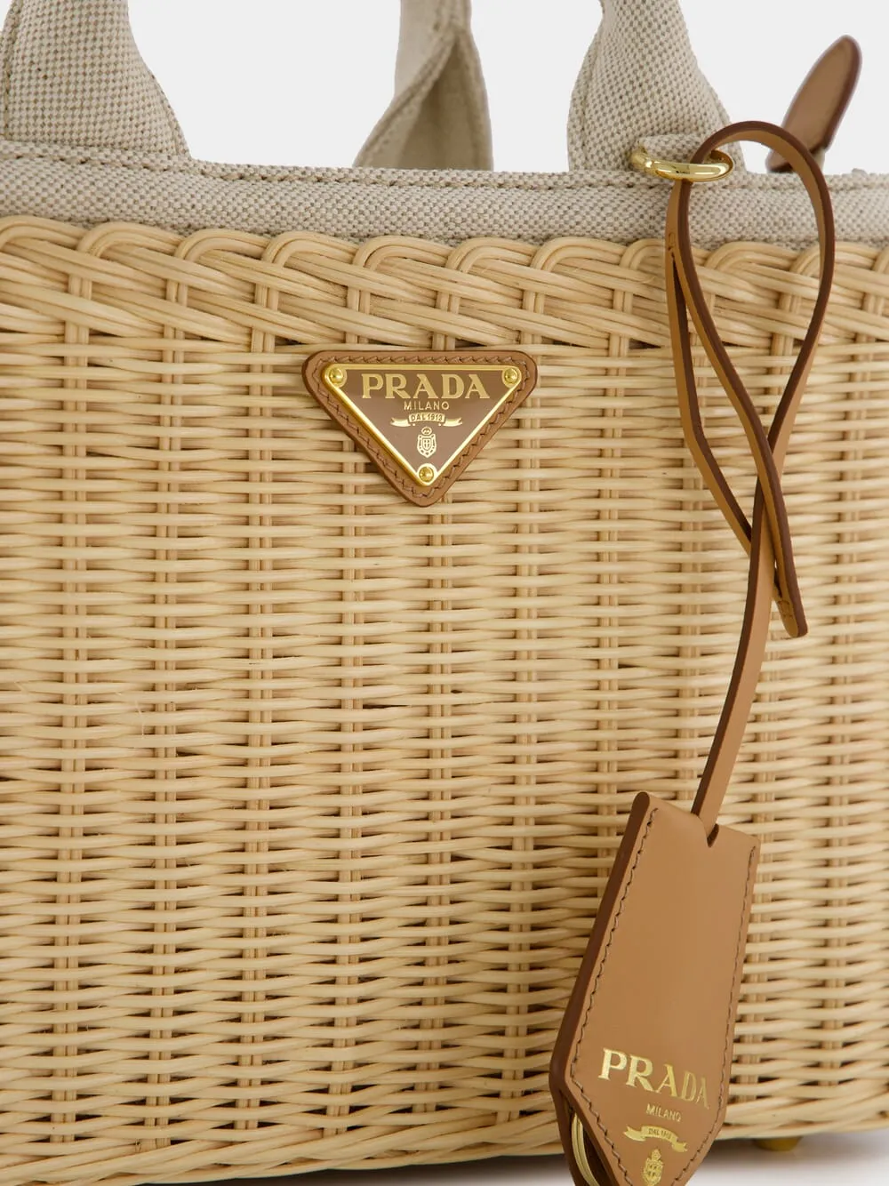 Small Wicker Shoulder Bag