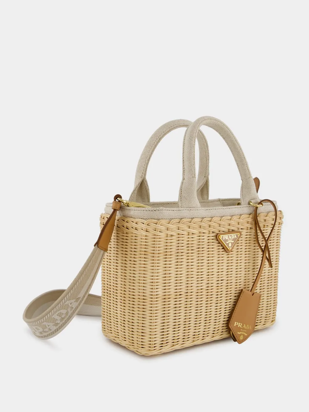Small Wicker Shoulder Bag